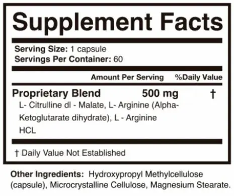 BloodPril Supplements Facts